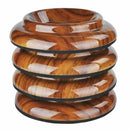 4Pcs Upright Piano Caster Cups,Rosewood Color Piano Caster Piano Leg Floor