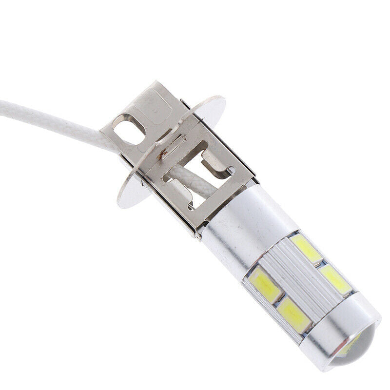 2X H3 50W 6000K High Power Car LED Bulbs White JR