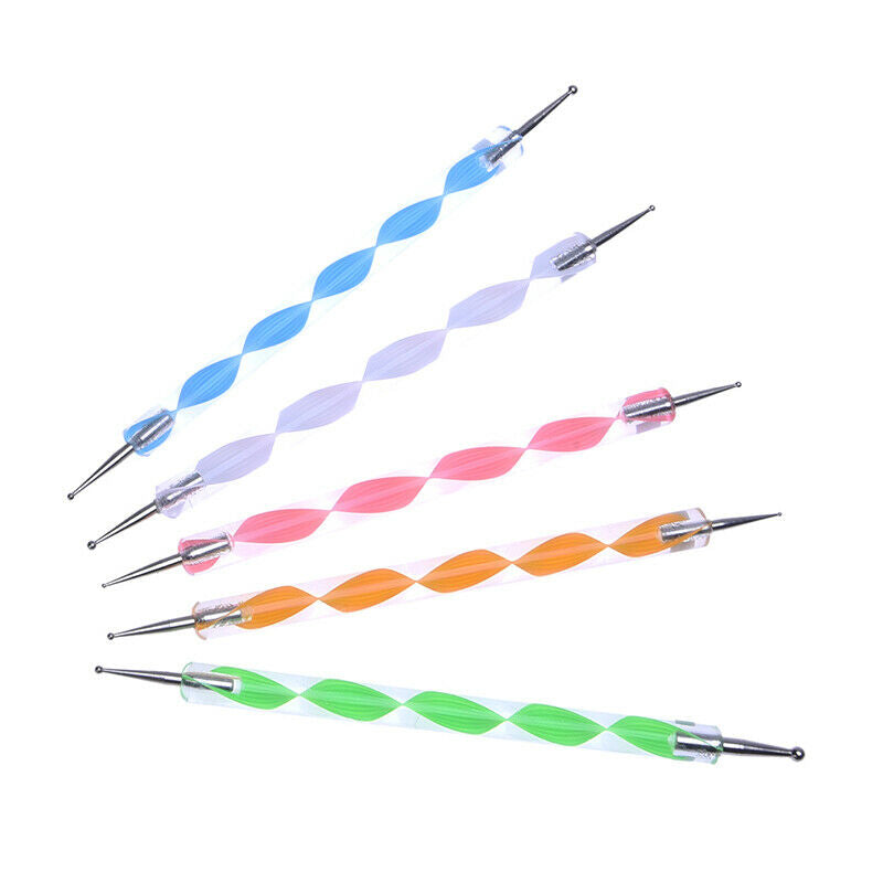 20pcs Nail Art Design Set Dotting Painting Polish Brush Pen Tools V5C8