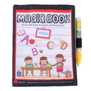 Kids Letter Printed Coloring Magic Book Painting Doodle Water Drawing Book
