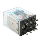 AC 220V 3PDT Coil Relay HH53P 11 Pin with Base Plug D1D1