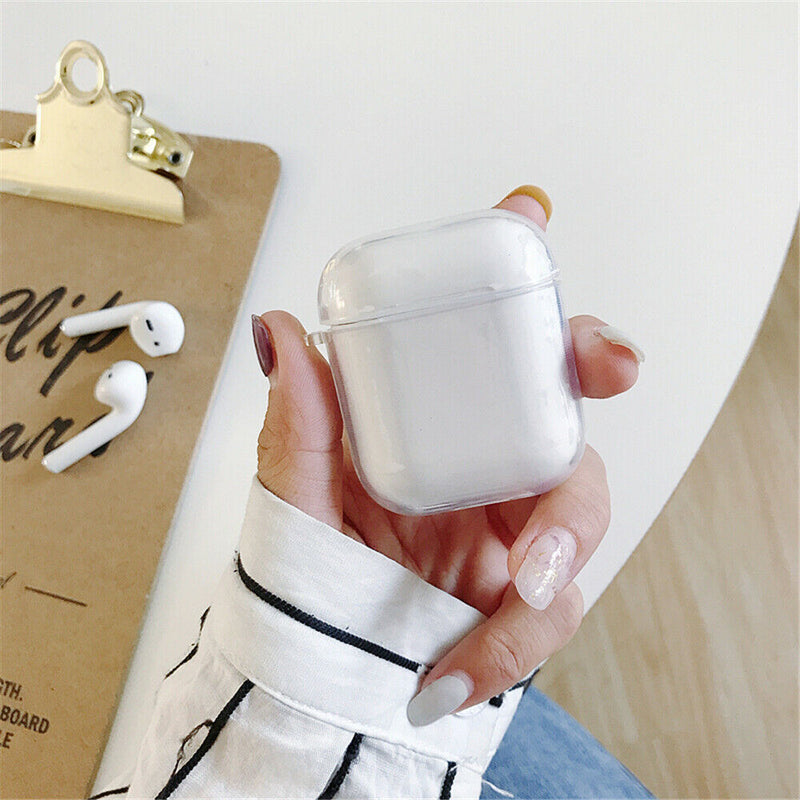 Fashion Soft Clear Case Fits For Airpods 2 Box Protective Cover Anti-scratch