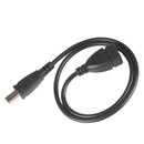 USB 2.0 Type A Female to USB B Male Scanner Printer Adapter Cable