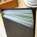 Leather Business Cards Holder Case Organizer 240Name Credit Cards ID Book K N8H0