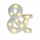 Ampersand Symbol Marquee Letter Lights Alphabet Light Up Sign for Wedding H P9I5