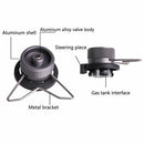 Gas Tank Stove Adapter With Bracket Aluminium Alloy Portable Hiking Camping