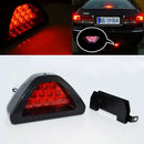 Universal F1 style 12 LED Red Rear Tail Third Brake Stop Light Safety Fog Lamp