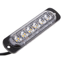 2 PCS 6 LED Car Truck Emergency Beacon Light Bar Hazard Strobe Warning