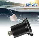 12-24V Waterproof Car Auto Boat Motorcycle Sockets Power Outlet Receptacle A