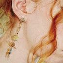 Solar System Universe Earrings Dangle Sun Earth Earrings Ear Summer Stud V7P3