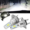 Pair H7 LED Headlight Bulbs Conversion Super Kit High/Low 80W 6000K 4000LM R5I0