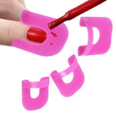 26 Pcs Reusable Nails Edge Skin Barrier Nail Polish Stencils Kit Manicure N