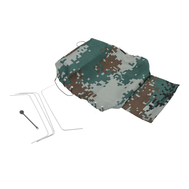 Canvas Truck Hood Cover Cloth For WPL B24 B16 1/16 Vehicle Rock Crawler Part