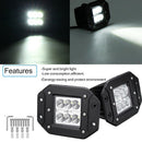 5" 18W Spot Beam LED Work Light Bar Offroad Fog Driving Lamp UTE ATV SUV BX