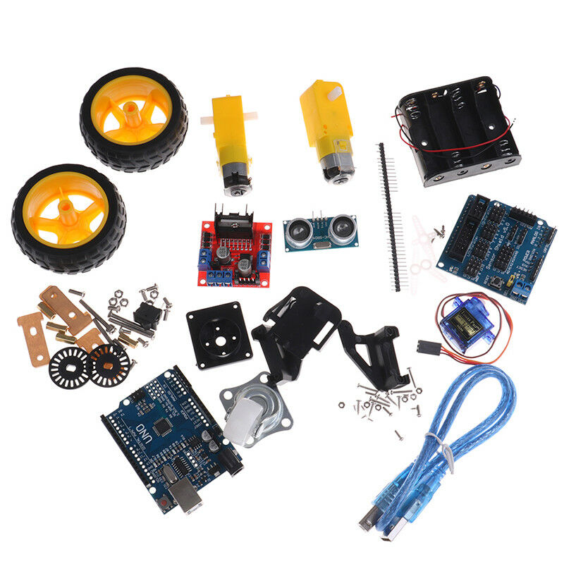 Smart car tracking motor smart robot car chassis kit 2wd ultrasonic arduino B Gw