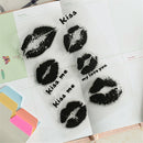 lip seal kiss scrapbook card album paper craft roller transparent stamp deco ME