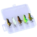 5Pc/Lot Grasshopper Insects Fishing Lures Set Sea Fishing Tackle Flying Jig