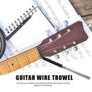 Guitar Fret Crowing File with 3 Size Edges Guitar Polishing Repairing Tools