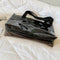 Clear Women Handbag Transparent Shoulder Bag Large Shopping Totes (Black)