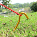 10pcs Question mark Nail Steel peg Tent Tarp parts peg 18 cm Aluminum Allo XHI