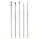 5pcs Nail Art Design Dotting Painting Drawing Pen Polish Brush Set A