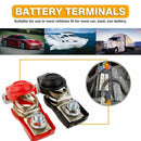 1Pair Car Battery Terminal Adjustable Clamp Clip Connector Nagative Positive