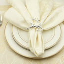 6PCS Napkin Rings in Elk Deer Shape Decorative Table Napkin Rings for Chris