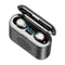 Waterproof F9 TWS LED Double In-Ear Earbuds Earpieces Headphones + Speaker