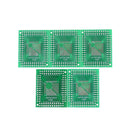 5pcs QFP/TQFP/LQFP/FQFP 32/44/64/80/100 to DIP Adapter PCB Board Converter Chic