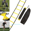 Durable 8 Rung 4m Agility Ladder Football Soccer Sports Speed Training Yellow