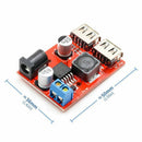 LM2596 LM2596S Dual USB DC-DC 9V 12V 24V 36V to 5V 3A Step Down Buck Conver V1S3