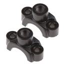 Black 22mm,2pcs Handlebar Rearview Mirror Bracket Rearview Mirror Holders C