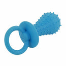 Pet Chew Bell Rubber Pacifier Dog Toys Bite Resistant Clean Teeth(S 9.5cm) R4B7
