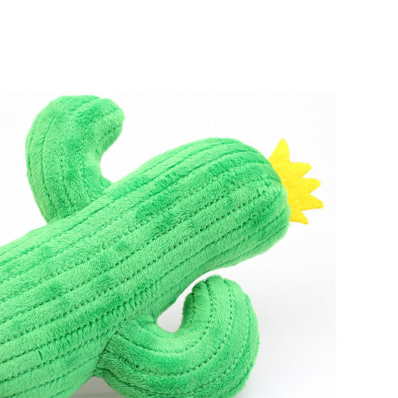 Cactus Shaped Pet Toys for Dog Cat, Squeaky Dog Training Interactive Puppy Play