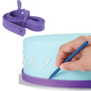 Fondant Silicone Cake Measuring Tape Craft Cake Dividing Ruler Decorating TSEAU