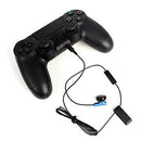 2x Portable Single Earphone Length Earplug Earpiece for Sony PS4 Controller