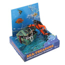 Treasure Diver Treasure Hunter Aquarium Ornament Hide Cave Air-operated Deco