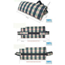 Set of 2 Folding Recliner Chair Head Cushion Headrest for Outdoor Patio