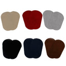 Pair Iron On Flocking Fabric Elbow Knee Patches for Clothes Sweater Trousers