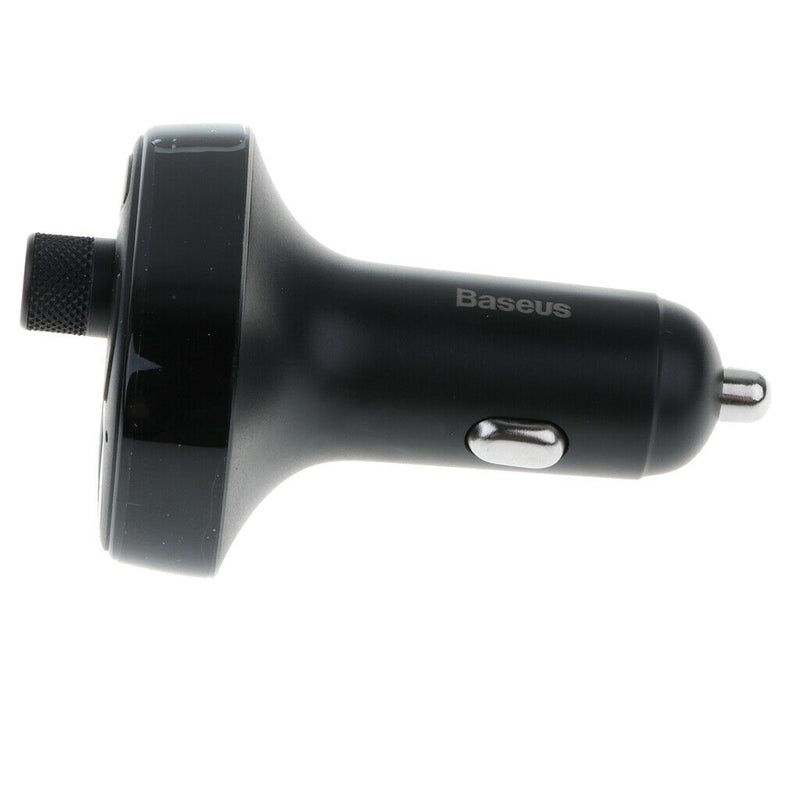Bluetooth Car Kit MP3 Player FM Transmitter Radio Adapter Dual USB Black