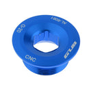 1PC Blue Aluminum Crank Arm Fixing Bolt For SHIMANO 590 596 XT XTR Chainwheel