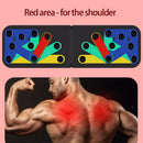Folding Push Up Board Fitness Body Stand Triceps Muscle Trainer Forearm Gear