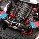 Double Intake Rc Car Part For 1/10 Rc Crawler Car Traxxas Trx4 Defender Axi O9Q5