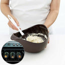 Creative Microwave Steamer Basket Pans Irregular Quadrate Shape Double Colo