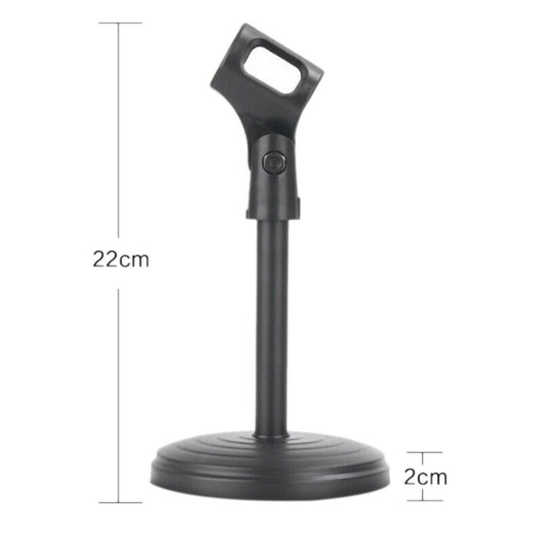 Desktop Microphone Stand Adjustable Disc Microphone Stand