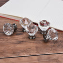 Crystal Glass Door Knobs Drawer Cupboard Cabinet Handle Furniture Hand â„–[