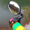 2*Bike Mirror Universal Adjustable Handlebar Bicycle Rear View 360 Degree Rotate