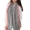 Fashion Women Dot Dual Color Long Soft Voile Scarf Stole Shawl Winter Neck Wrap