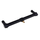 Steel 2 Rod Buzz Bar, 2 Rod Fixed Fishing Buzz Bar for Bite Alarm/Rod Holder