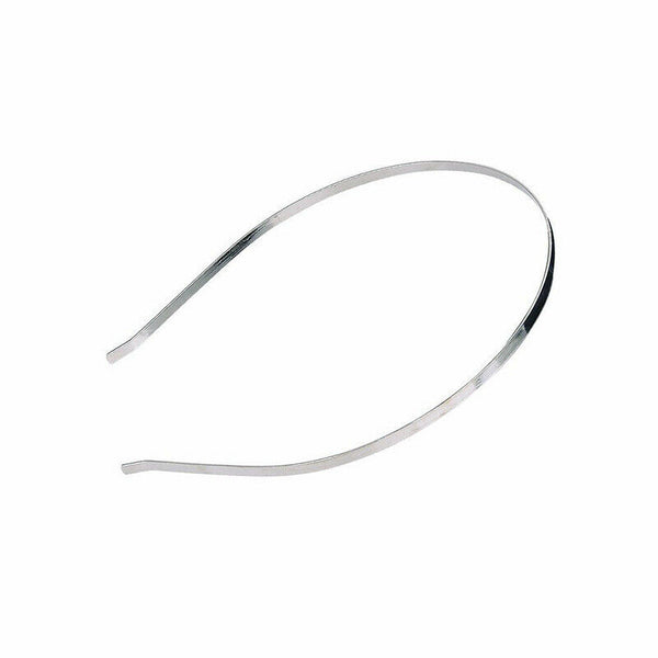 50 x Blank Plain Metal Headband 5mm Hair Band For Hair Accessories DIY Craft